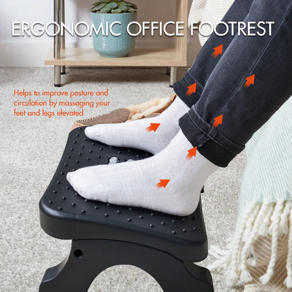 Footrest Under Desk - Poggiapiedi ergonomico sotto la scrivania con