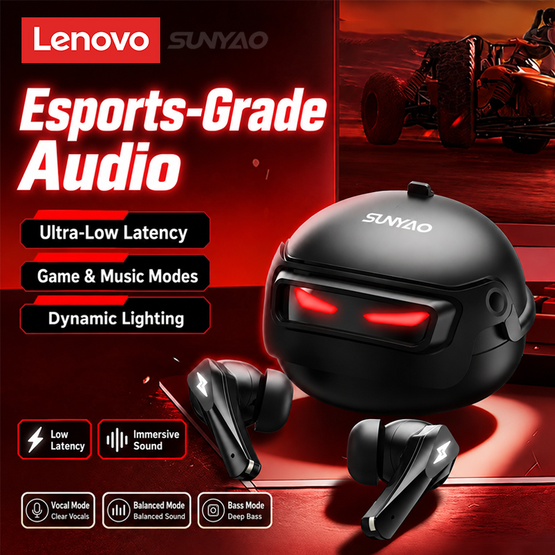 Esports Gaming Gear - Cuffie da gaming Lenovo GT101, wireless,